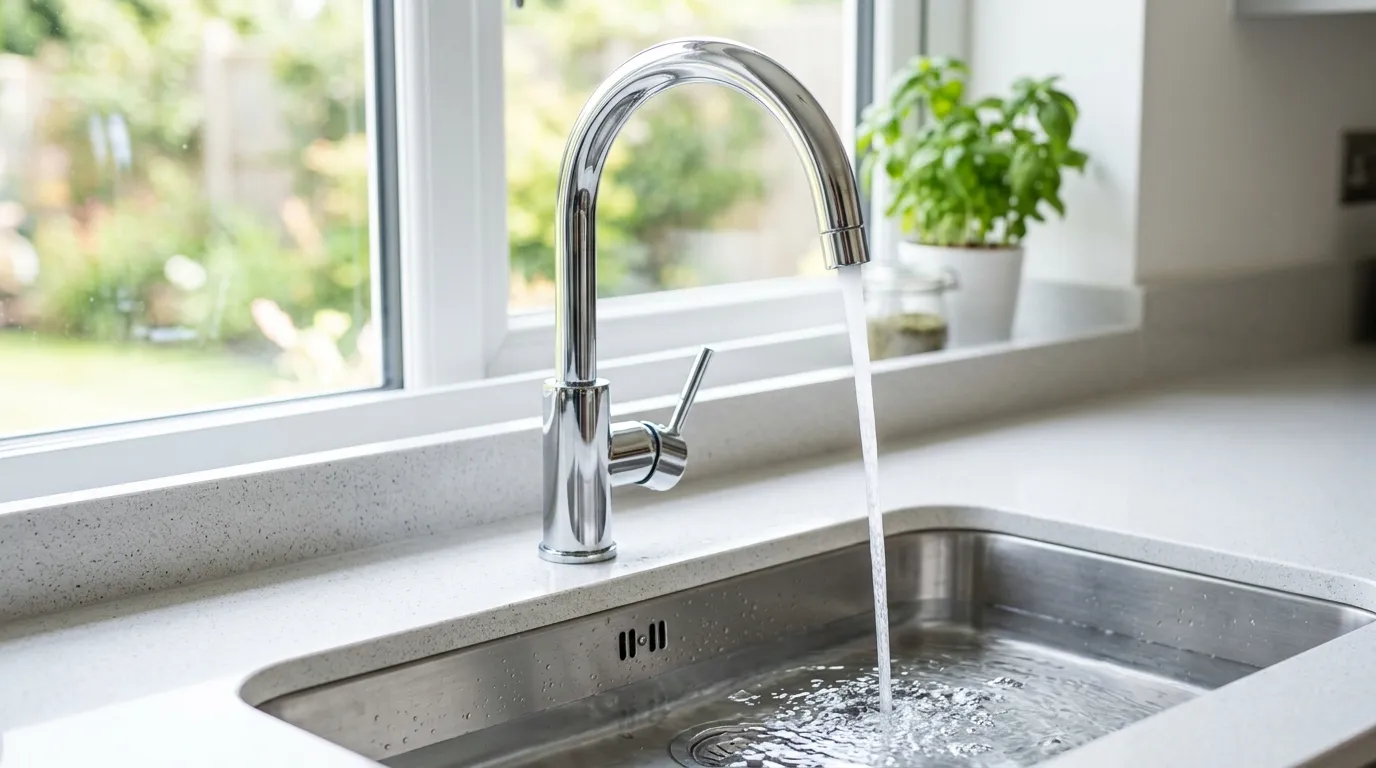 Local Plumbing Master Pros same day plumber fixing a faucet in South Sarasota, FL